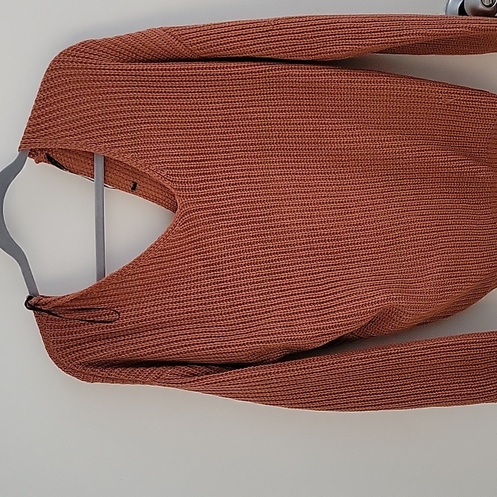 Rust Knit Sweater